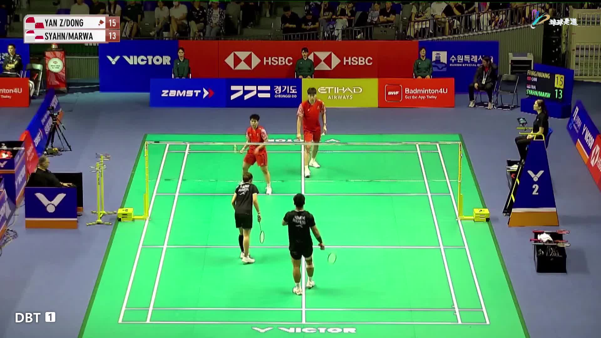 冯彦哲/黄东萍vs西亚纳维/马尔瓦韩国羽毛球公开赛