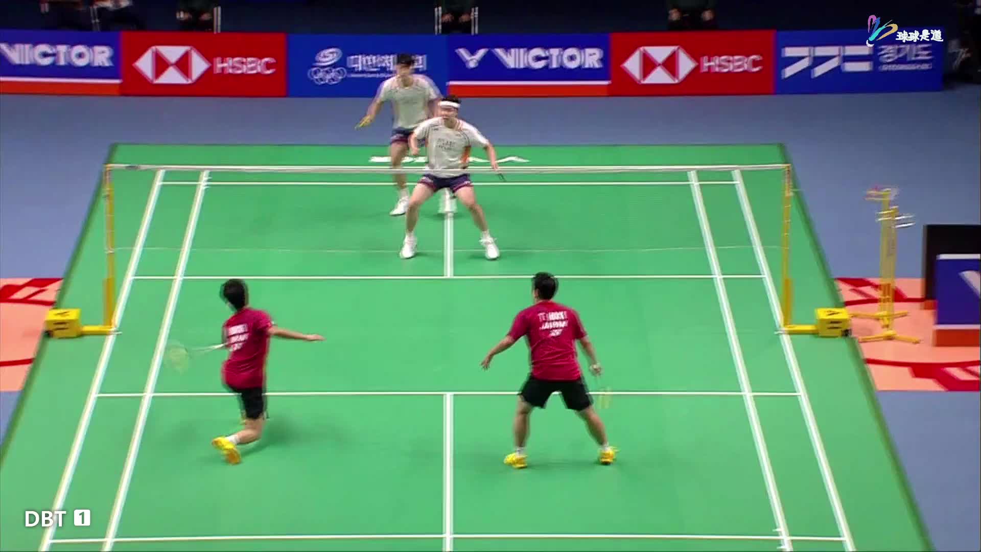 金元浩/徐承宰vs保木卓朗/小林优吾韩国羽毛球公开赛