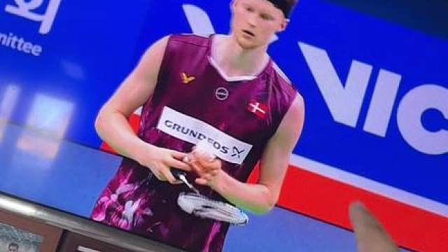 羽毛球的精髓 安东森整个赛场的表现！把羽毛球的哲理和精髓阐述的淋漓尽致！