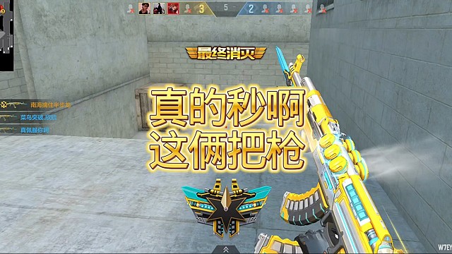 这不轮椅枪吗俩把