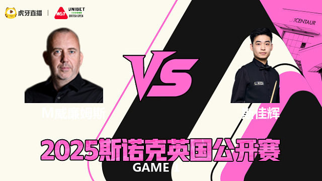 马克·威廉姆斯VS斯佳辉 2025斯诺克英国公开赛 清流