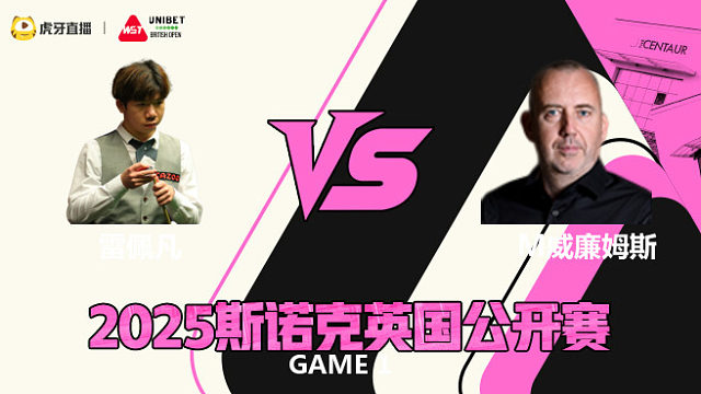 雷佩凡VS马克·威廉姆斯 2025斯诺克英国公开赛 清流