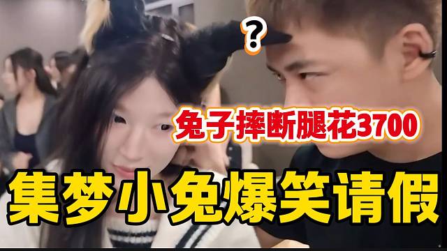 集梦小兔养的兔子摔断腿花费3700震惊张开朗，这也太离谱了！