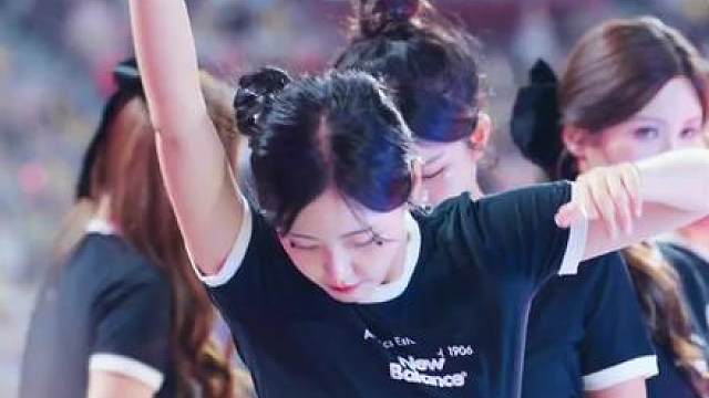 小小失误并不影响美美的舞蹈