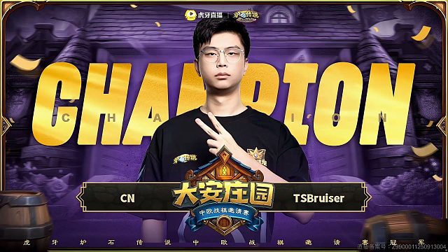 TSBruiser夺冠，大安庄园中欧战棋邀请赛！