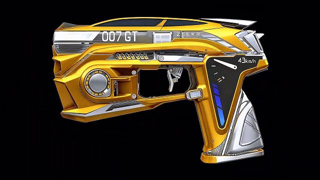 CF手游：MK23极氪007GT八款自制皮肤，你能说出它们的名字吗？