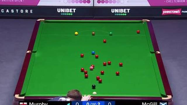 冠军争夺战：连输两局疯狂反扑，墨菲14秒出杆狂轰破百拿下开门红