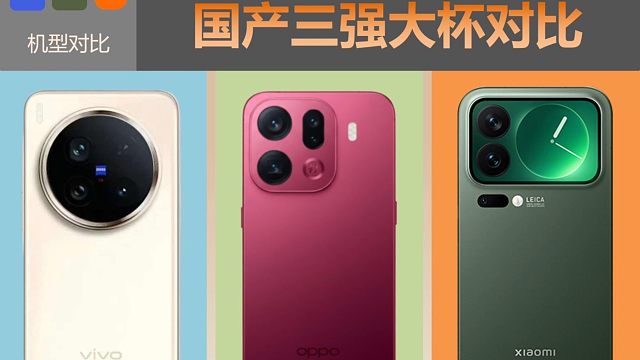 小米、vivo、OPPO Pro新品对比，看完你会选择哪一款？