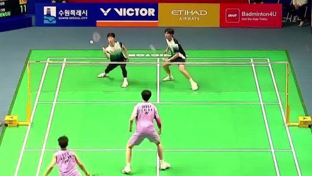 一百分不敌韩国组合，先丢一局