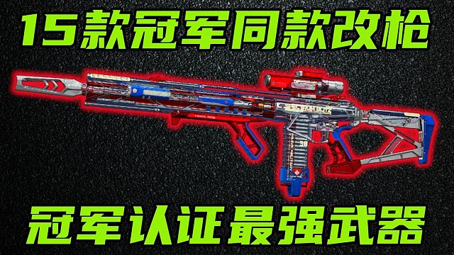 三角洲行动 15款冠军同款改枪！Q9冠军队伍认证版本最强的3把武器和理解采访！