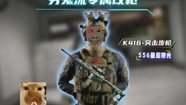 5.56家族最后的荣光，k416突击步枪
