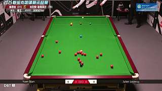 袁思俊VS勒克萊 2025斯諾克國(guó)錦賽資格賽第3-4局