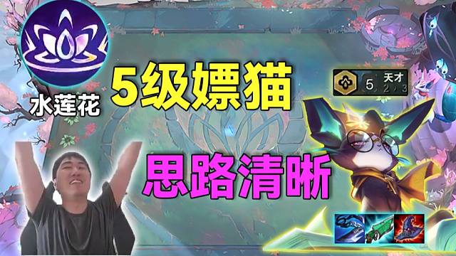 红莲：威力提升全场唯一彩色高人一等，5级嫖猫咪思路瞬间清晰，天才来咯