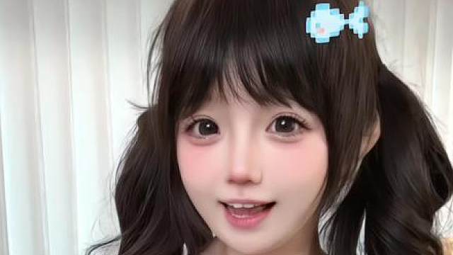 好久没以真发示人 长长好多呀