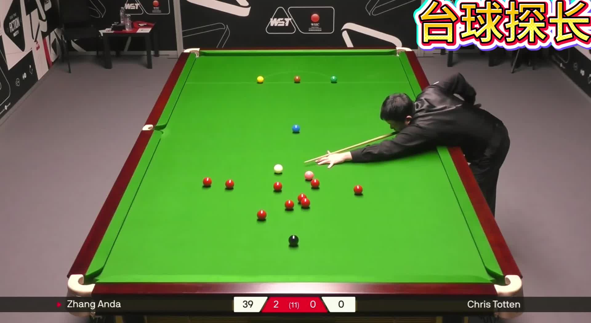 2025斯诺克国锦赛，张安达3比0横扫对手，开局上演逆天准度