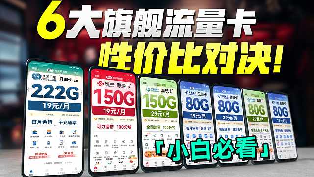 【建议收藏】2025年19-39元低预算大流量卡测评合集！流量卡2025流量卡推荐19元长期流量