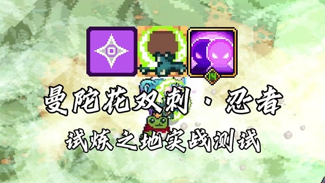 【元气骑士前传】曼陀花双刺·忍者 试炼之地实战测试