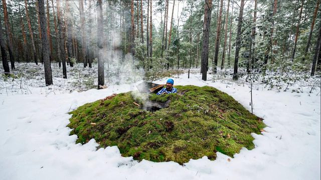 从寒冷到炎热，我仅用 4 天就建成了一个地下掩体！