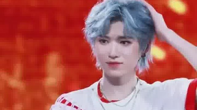 宋亚轩 蓝色假发