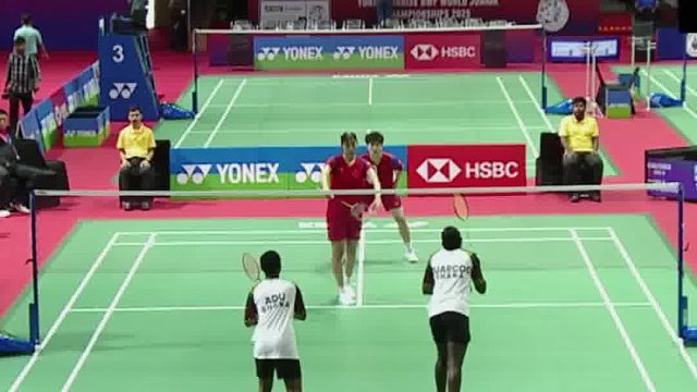 陈曹组合1-0加纳组合，总比分取得领先