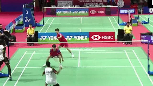 双俊组合扩大总比分，以9-2终结比赛