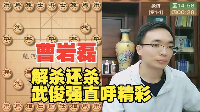 曹岩磊解杀还杀，难得一见的棋局