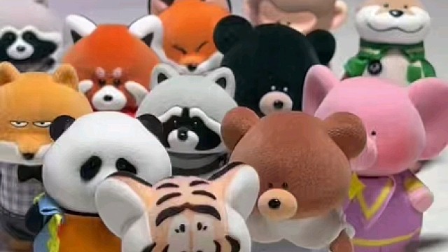 不二马大叔小黄毛小虎森邻小动物系列盲盒#不二马大叔 #胖虎 #小虎森邻 #胖虎儿子 #大人也要玩玩具