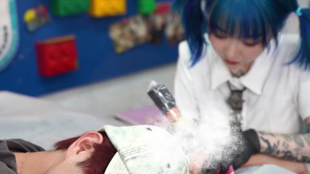 给江南第一深情童锦程连扎的第一天 做了什么图捏？