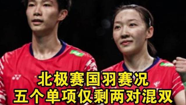 五个单项仅剩两对混双，这谁能想到