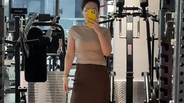 下班冲去健身房