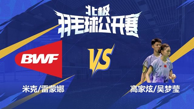 混双 米克/雷蒙娜vs高家炫/吴梦莹 1/16赛 2025北极羽毛球公开赛 清流