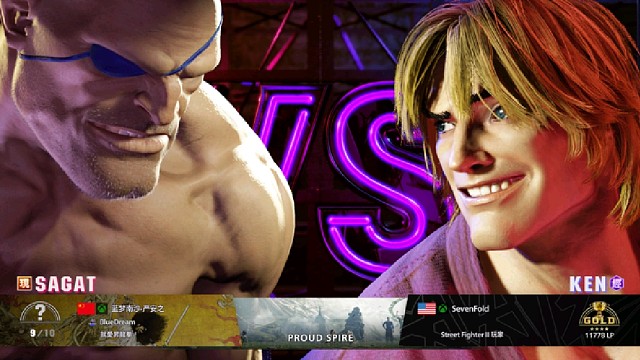 SF街霸6 严安之VS美国芝加哥玩家 这叫距离对策