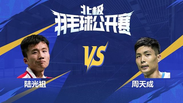 陆光祖vs周天成 1/4赛 2025北极羽毛球公开赛 水叔
