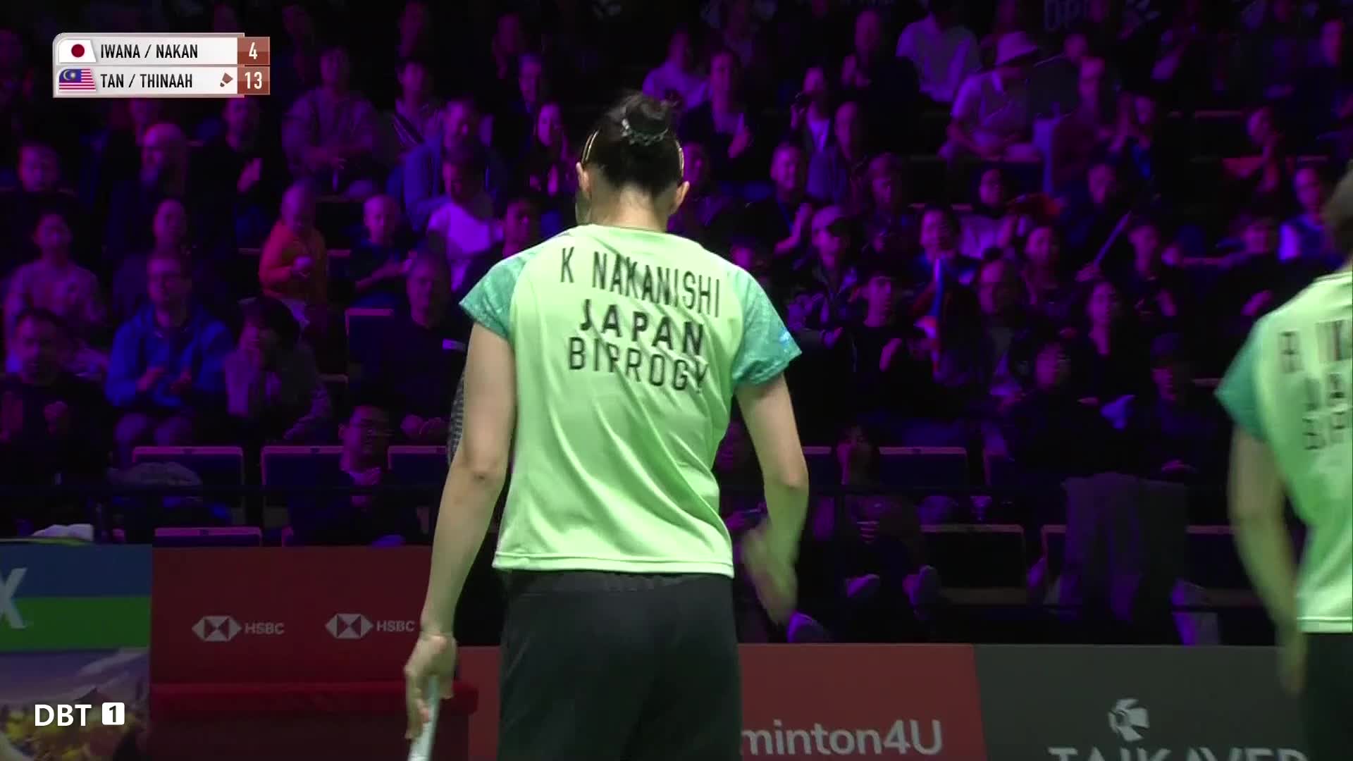 岩永铃/中西贵映vs 陈康乐/蒂娜北极羽毛球公开赛决赛