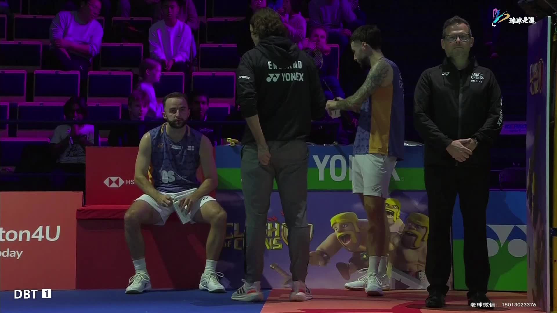 谢定峰/苏伟译!vs 莱恩/文迪北极羽毛球公开赛决赛-片段2