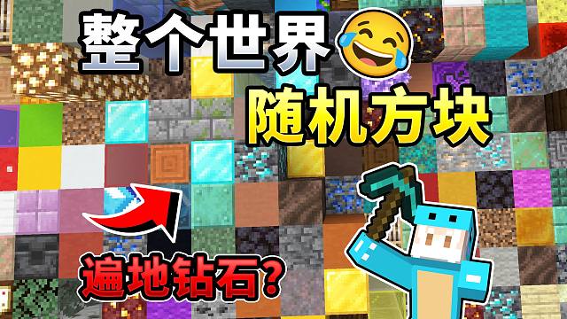 MC:当整个世界方块随机！末影龙该如何击败我？