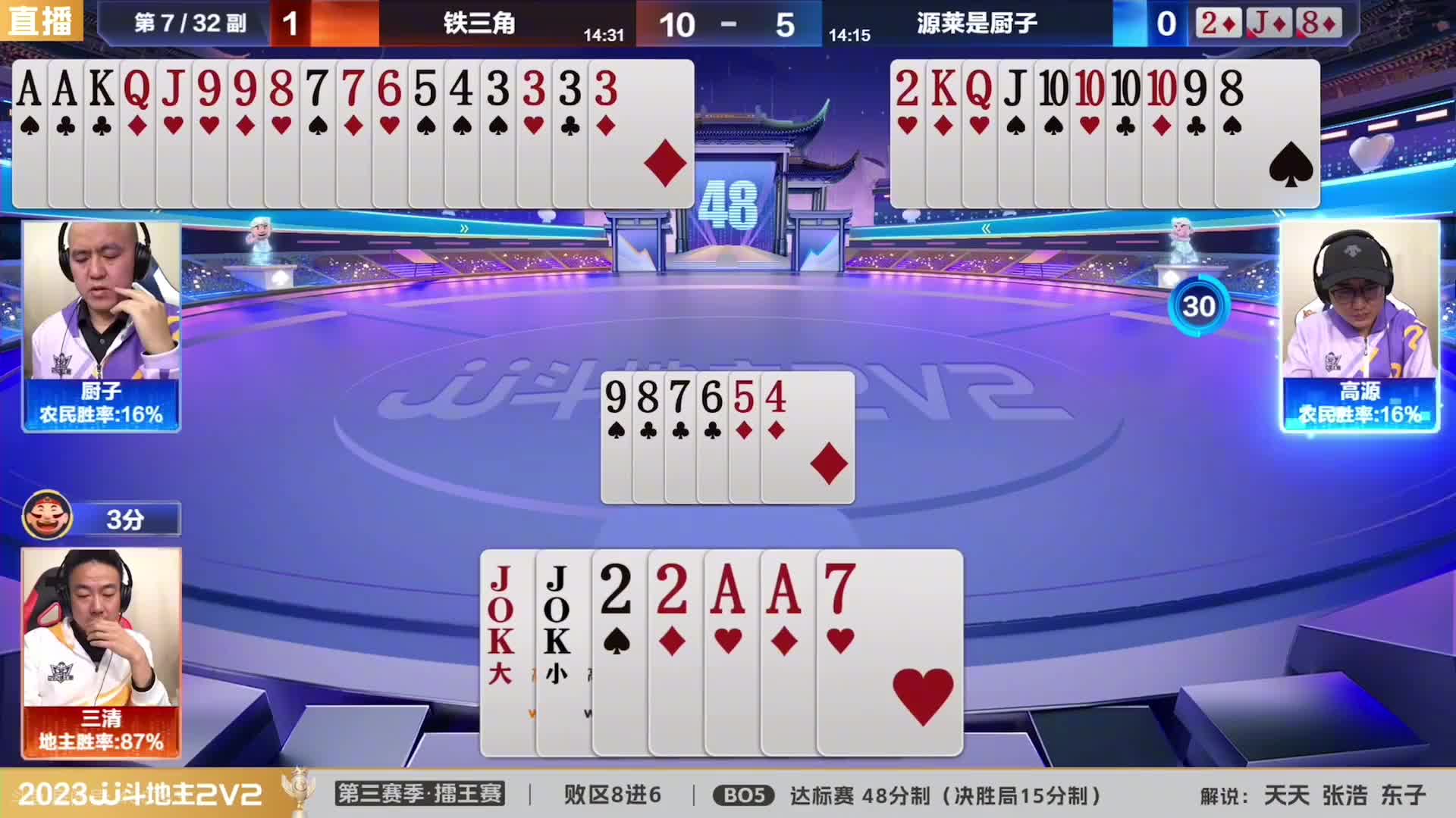 1760448798284斗地主：这翻盘局惊了我的姑奶奶！传说中顶级冤家牌！。。。