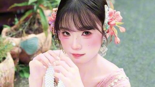 西双版纳傣族甜妹拍摄