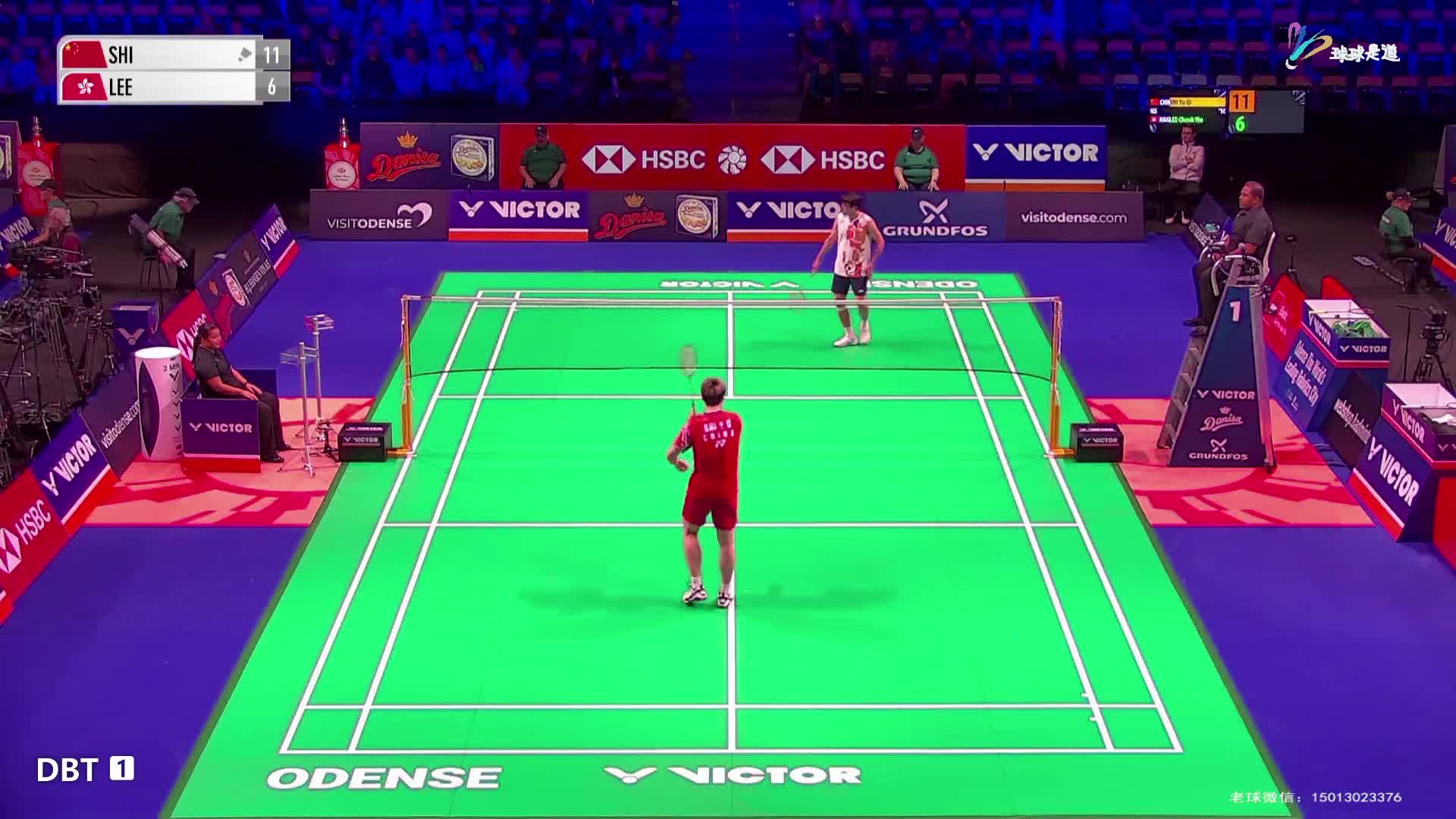石宇奇vs李卓耀2025丹麦羽毛球公开赛
