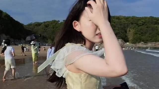 上海街拍/刘同学 主题系列:海边向日葵