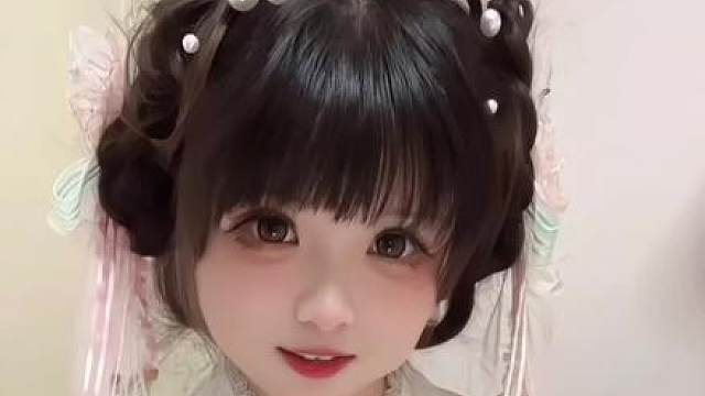 冰淇淋帮我拍嘟 随便搞得发型