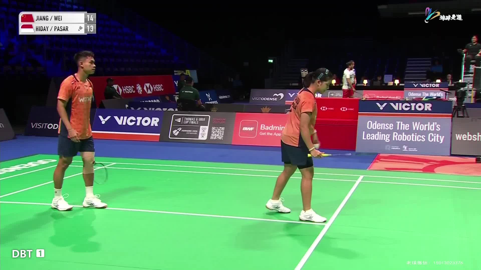 蒋振邦/魏雅欣vs希达亚图拉/费利沙直播丹麦羽毛球公开赛-