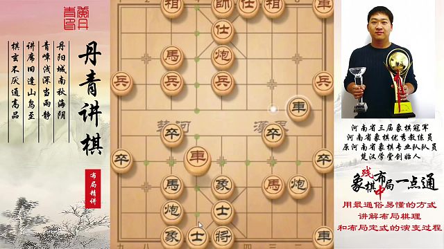 象棋布局一点通全套课程，对付中炮盘河马，另辟蹊径的绝妙招法，一个视频全解析！如何快速提升象棋水平系统