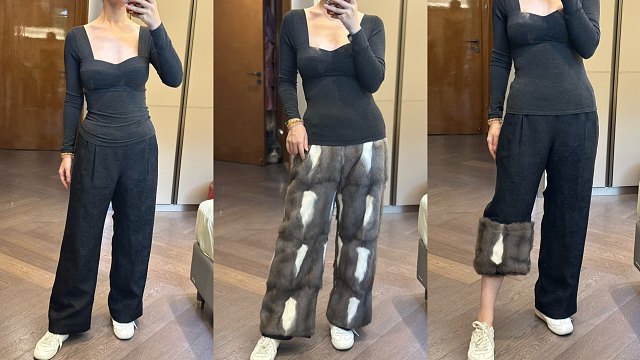 老祖宗诚不欺我，灰鼠皮做裤子真的柔软又好穿