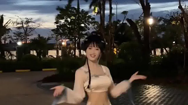 户外舞蹈哈尼宝贝