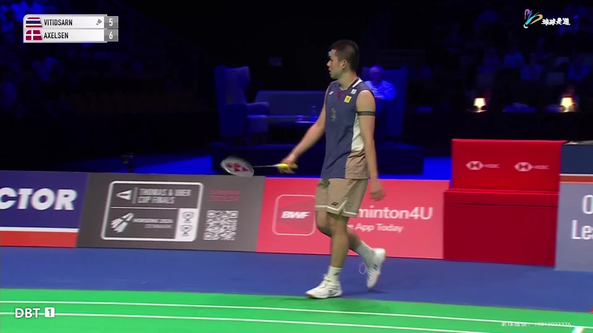 安赛龙VS昆拉丹麦羽毛球公开赛-片段1