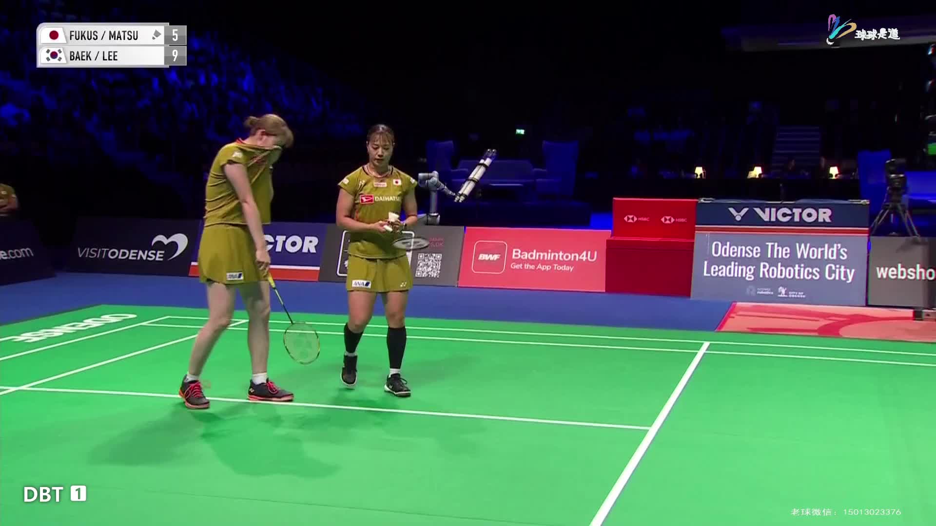 福岛由纪/松本麻佑vs白荷娜/李昭希丹麦羽毛球公开赛-1