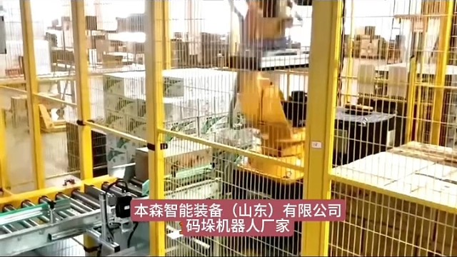 #箱装码垛机#食品码