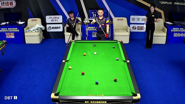 独牙中式九球赛，精彩攻防