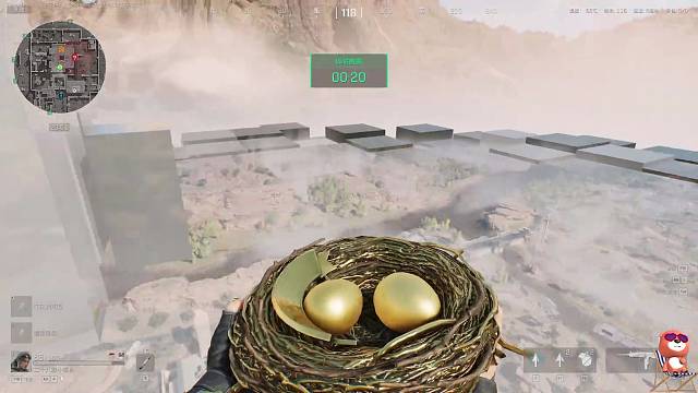 黄金鸟窝，吓死宝宝了还以为万圣节彩蛋